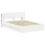 VidaXL vidaXL Bed Frame with Storage White 150 x 200 cm Engineered Wood 3