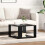 VidaXL vidaXL Coffee Table Black Oak 51.5 x 51.5 x 30 cm Engineered Wood 3