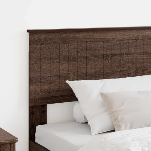VidaXL vidaXL Headboard Brown Oak Engineered wood 1