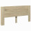 VidaXL vidaXL Storage Headboard with LED Sonoma Oak Engineered Wood 2