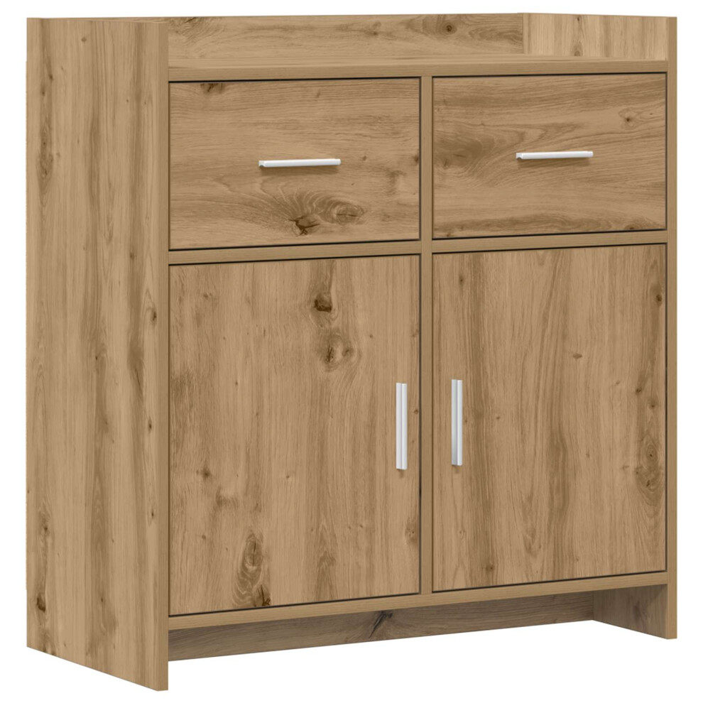 Vidaxl Sideboard Artisan Oak 75 X 36 X 80 Cm Engineered Wood