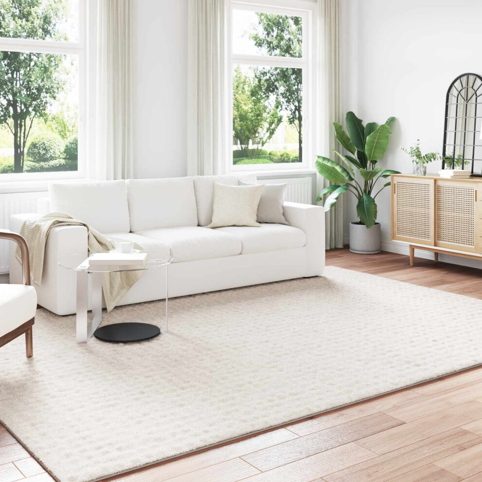 Vidaxl Area Rugs Rectangular Sirolo Cream 340 X 240 Cm Polyester