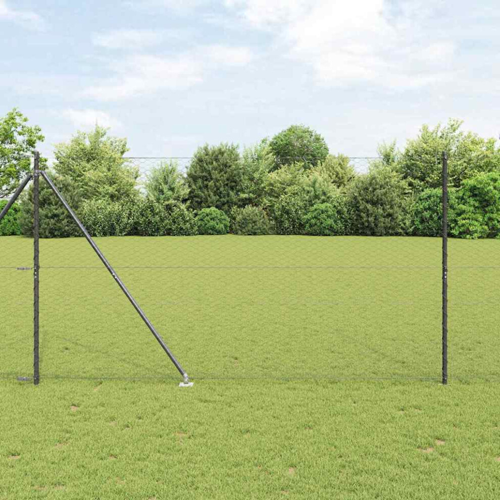 Vidaxl Welded Wire Fence With Spikes 100 X 1.6 M (W X H)