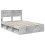 VidaXL vidaXL Bed Frame Concerte Grey 150 x 200 cm Solid Pine Wood 4