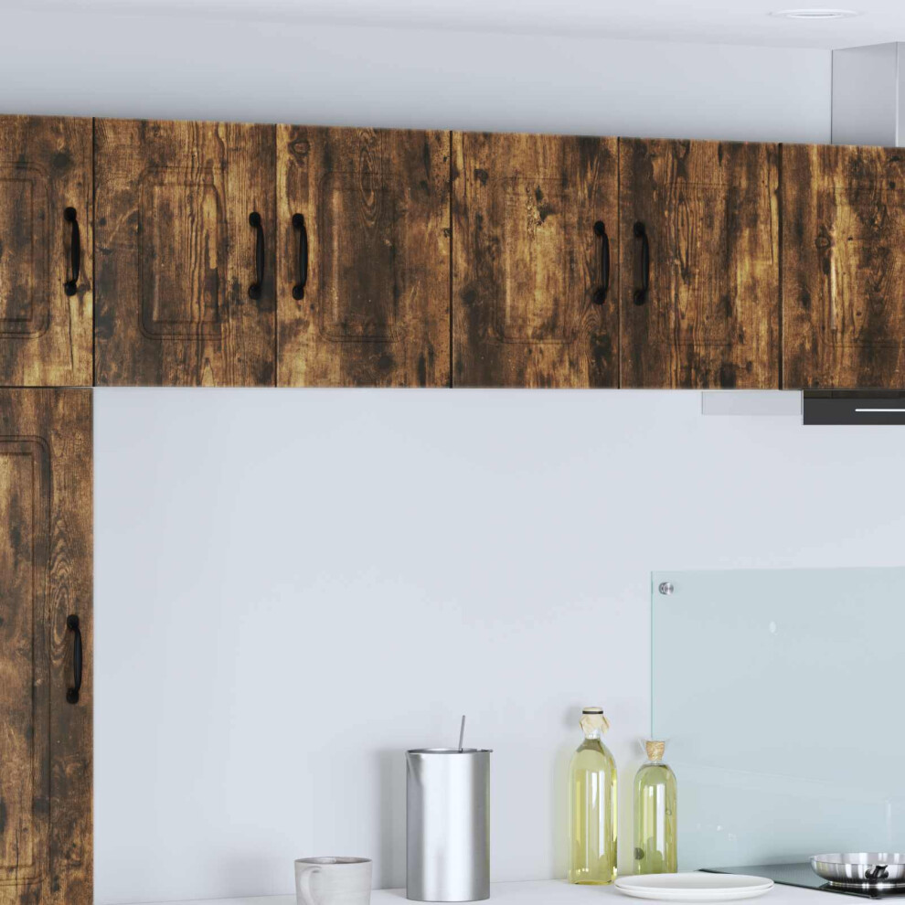 Vidaxl Dishwasher Panel Kalmar Smoked Oak 60 X 31 X 40 Cm