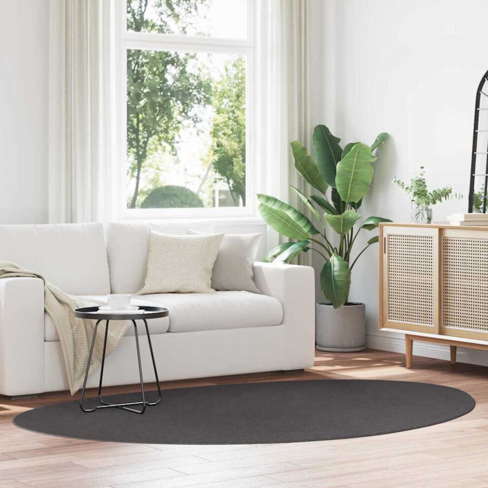 Vidaxl Area Rugs Huarte Anthracite 160 X 230 Cm Polyester