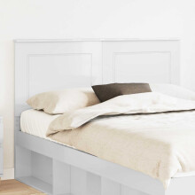 vidaXL Headboard Gloss White 100 cm Engineered Wood