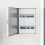 VidaXL vidaXL Access Panel White 43 x 33 x 3 cm Steel 1