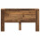 VidaXL vidaXL Storage Headboard with LED Old Wood Engineered Wood 5