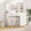 VidaXL vidaXL Dressing Table White 78.5 x 41 x 135 cm Engineered wood 1