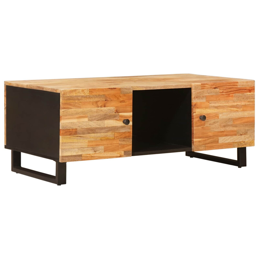 Vidaxl Coffee Table Brown 100 X 54 X 40 Cm Solid Mango Wood