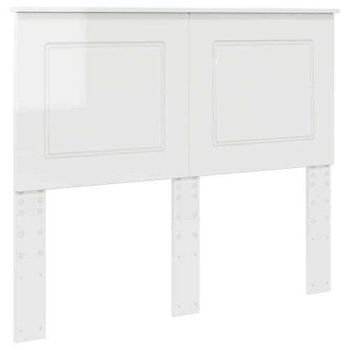 VidaXL vidaXL Headboard Gloss White 100 cm Engineered Wood 1