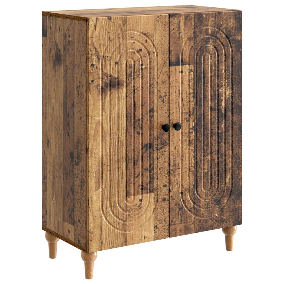 Vidaxl Sideboard Old Wood 66 X 34.5 X 90 Cm Engineered Wood
