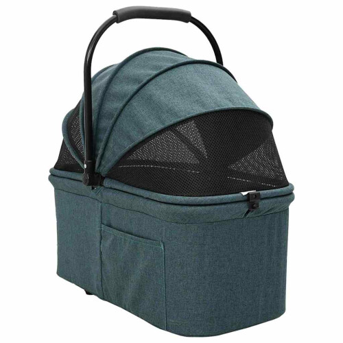 VidaXL vidaXL Folding Pet Stroller Green 78 x 54 x 101 cm Polyester 2