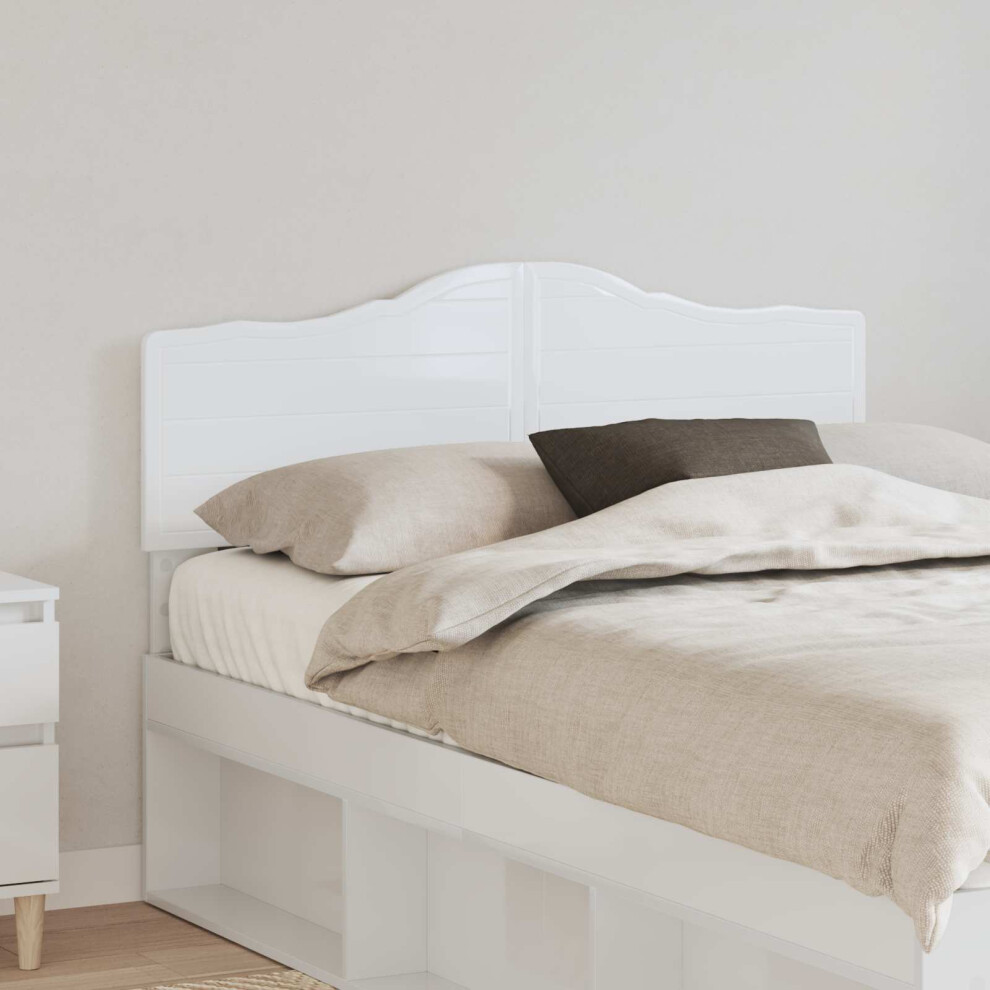 Vidaxl Headboard Gloss Engineered Wood White