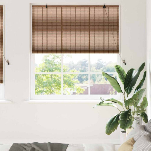 VidaXL vidaXL Roller Blind Brown 150 x 220 cm Bamboo