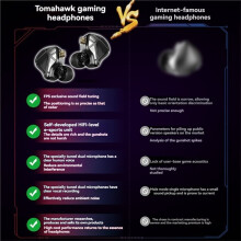 KZ Axas Gaming Earbuds met Snoer en Microfoon voor PS4, voor PS5, voor , Pc. Geluidsisolerende IEM met Lage Latentie. Oordopjes voor Laptop en