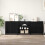 VidaXL vidaXL Sideboard 3 pcs Black Oak 70 x 41 x 75 cm Engineered Wood 1