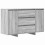 VidaXL vidaXL Sideboard Grey Sonoma 120 x 41 x 75 cm Engineered Wood 2