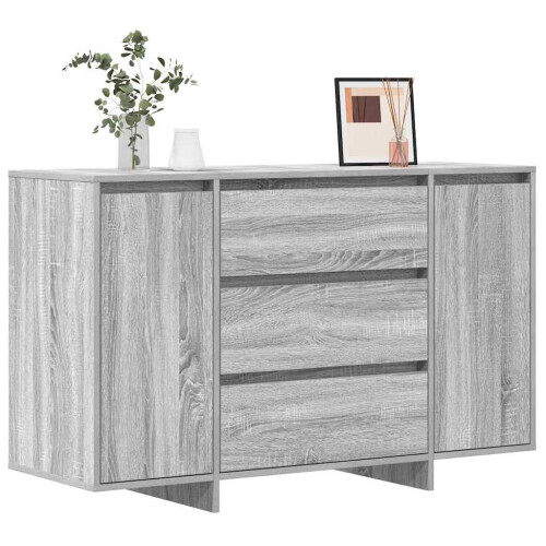 VidaXL vidaXL Sideboard Grey Sonoma 120 x 41 x 75 cm Engineered Wood 2