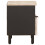 VidaXL vidaXL Bedside Cabinet White 40 x 33 x 46 cm Solid Mango Wood 5
