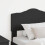 VidaXL vidaXL Headboard Black Oak Engineered wood 3