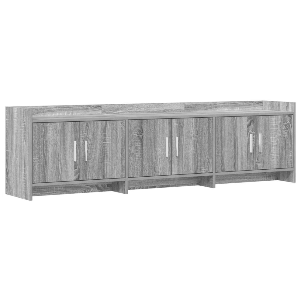 Vidaxl Tv Cabinet 168 X 33 X 47 Cm Sonoma Engineered Wood Grey