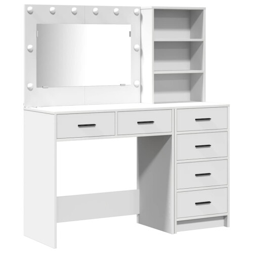 VidaXL vidaXL Dressing Table White 78.5 x 41 x 135 cm Engineered wood 1