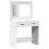 VidaXL vidaXL Dressing Table White 78.5 x 41 x 135 cm Engineered wood 4
