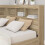 VidaXL vidaXL Storage Headboard with Shelf Sonoma Oak 120 cm Engineered Wood 4