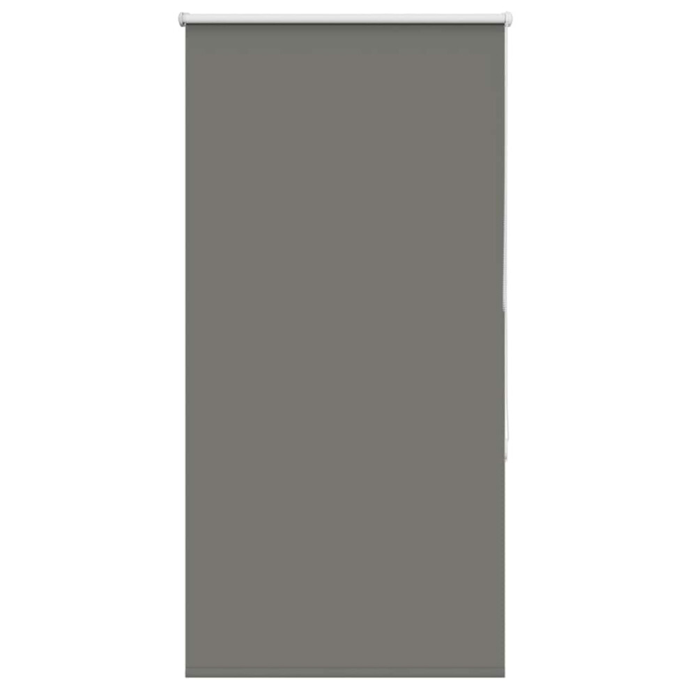 Vidaxl Roller Blind Blackout Grey 80X175 Cm Fabric Width 75.7 Cm Polyester