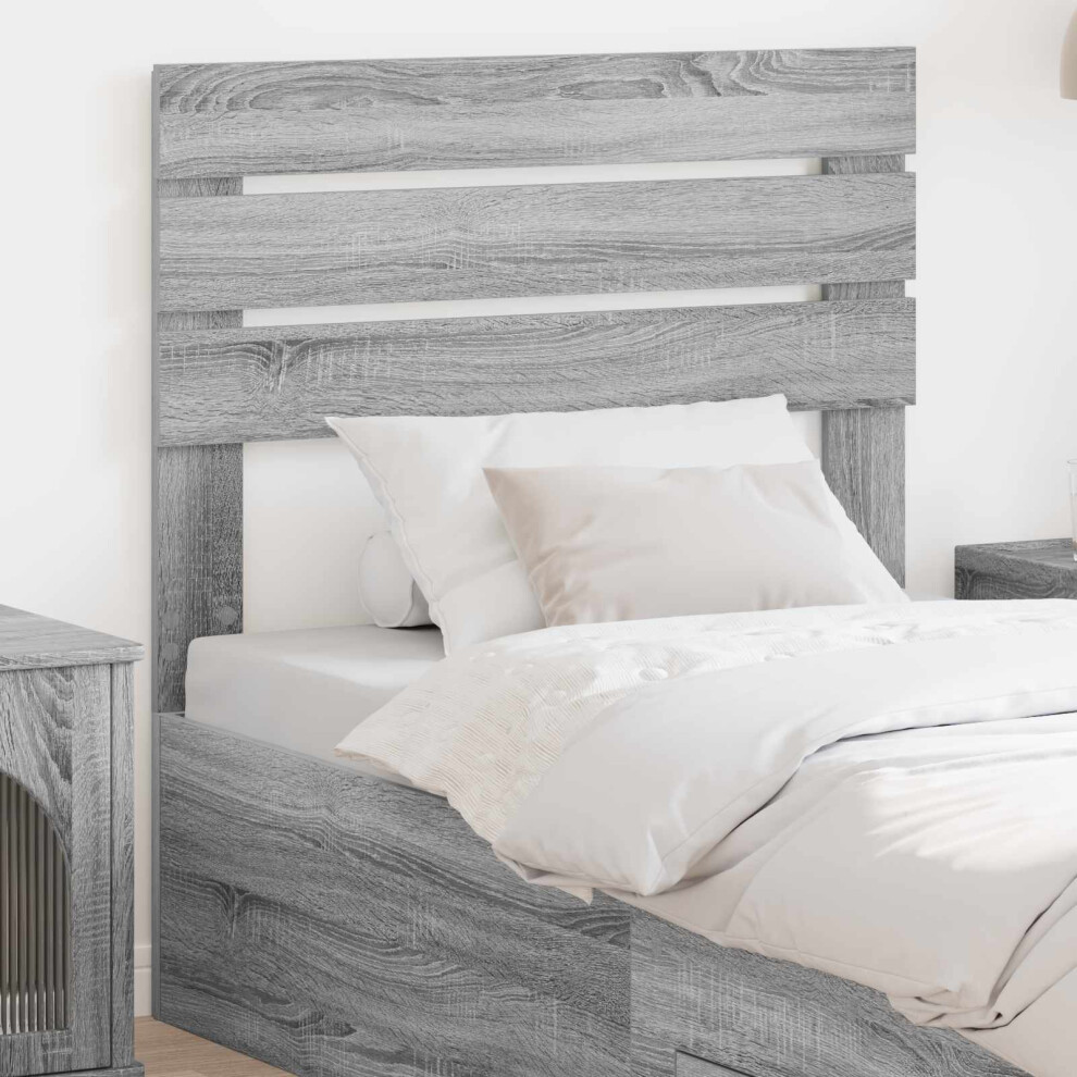 Vidaxl Headboard Sonoma Engineered Wood Grey