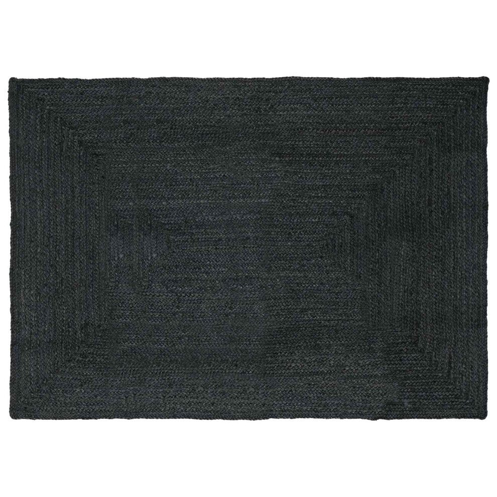 Vidaxl Area Rugs Rectangular Dark Grey 200 X 290 Cm Jute