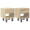 VidaXL vidaXL Bedside Table 2 pcs Sonoma Oak 40.5 x 40 x 48 cm 2