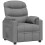 VidaXL vidaXL Recliner Chair Light Grey Fabric 2