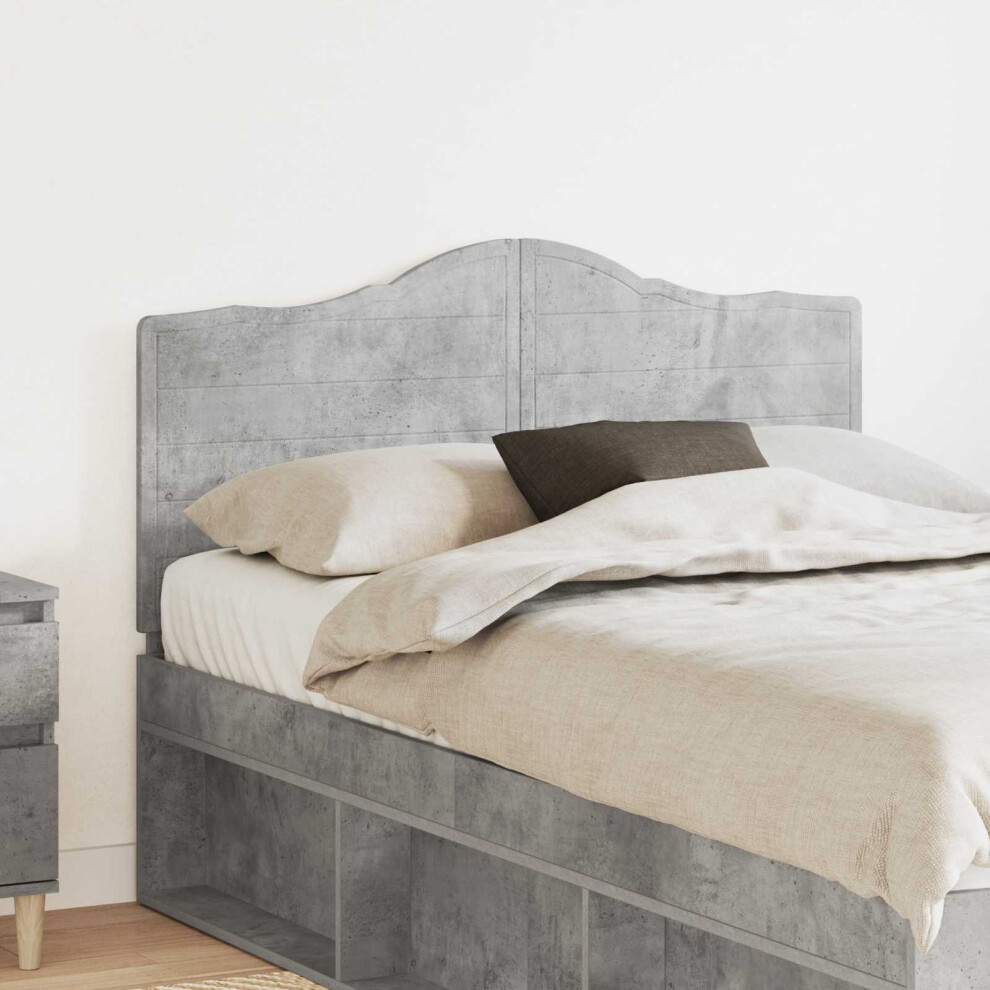 Vidaxl Headboard Concrete Engineered Wood Grey