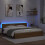VidaXL vidaXL Bed Frame Artisan Oak 180 x 200 cm Engineered Wood 3