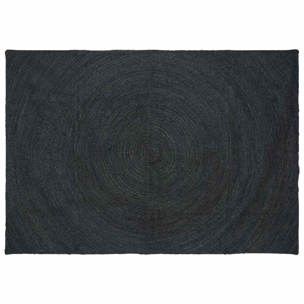 Vidaxl Area Rugs Dark Grey 160 X 230 Cm Jute