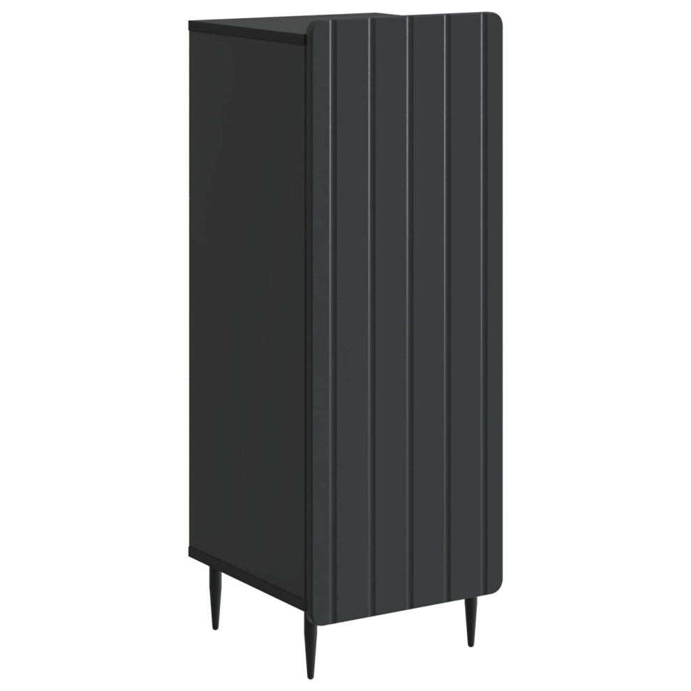Vidaxl Sideboard 34.5 X 33 X 92 Cm Engineered Wood Black