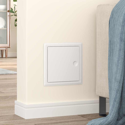 VidaXL vidaXL Access Panel 2 pcs White 23 x 23 x 3 cm Steel 1
