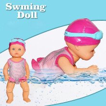 Swimming Doll That Swims In Water Swimming Doll for Girls, Electric Swim Doll Water Doll Swimming Dolls for Pool Bathtub Bath Time Play