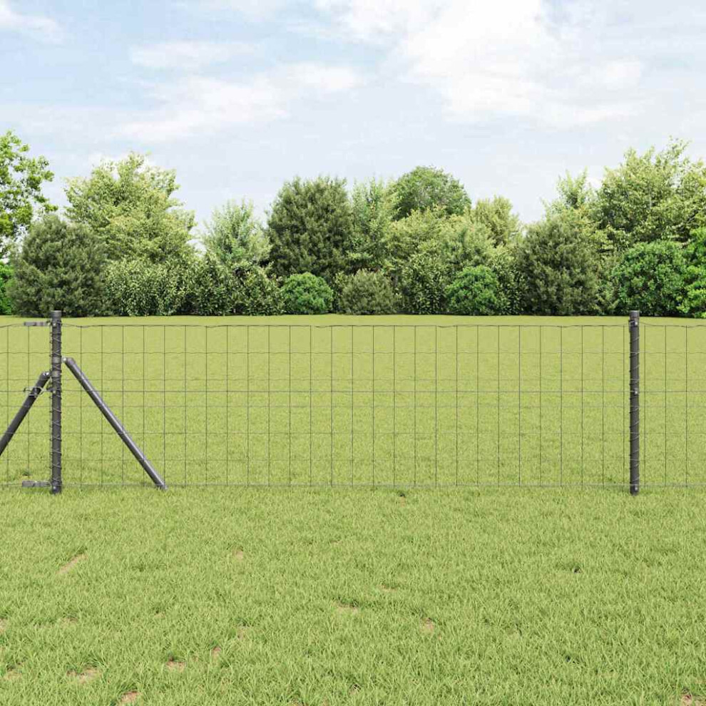 Vidaxl Ground Fix Welded Wire Fence 10 X 0.8 M (W X H)