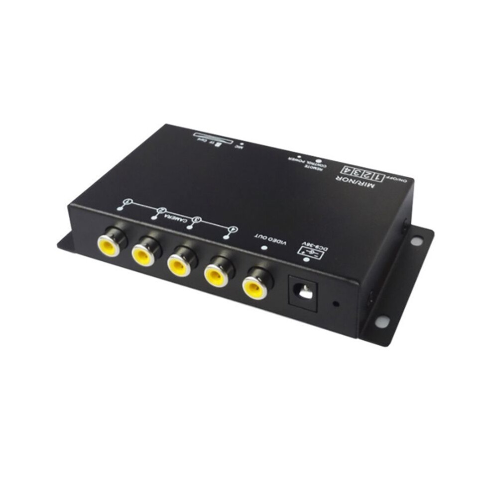Photos - Reversing Camera Car 4-Channel Driving Recorder Switcher Control Car Cameras Control Combiner Box for 360 Panoramic Image