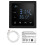 (Black) Smart Thermostat 16a Floor Heating Temperature Controller With Led Touch Screen 85-265v Electric Heating Control 4