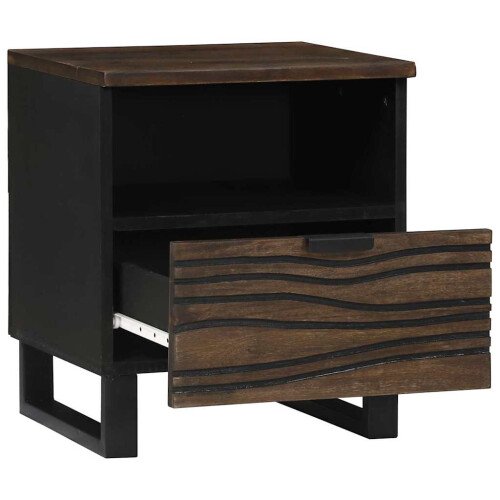 VidaXL vidaXL Bedside Cabinet Walnut 40 x 33 x 46 cm Engineered Wood 1