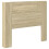 VidaXL vidaXL Storage Headboard with LED Sonoma Oak Engineered Wood 2
