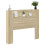 VidaXL vidaXL Storage Headboard with LED Sonoma Oak Engineered Wood 3