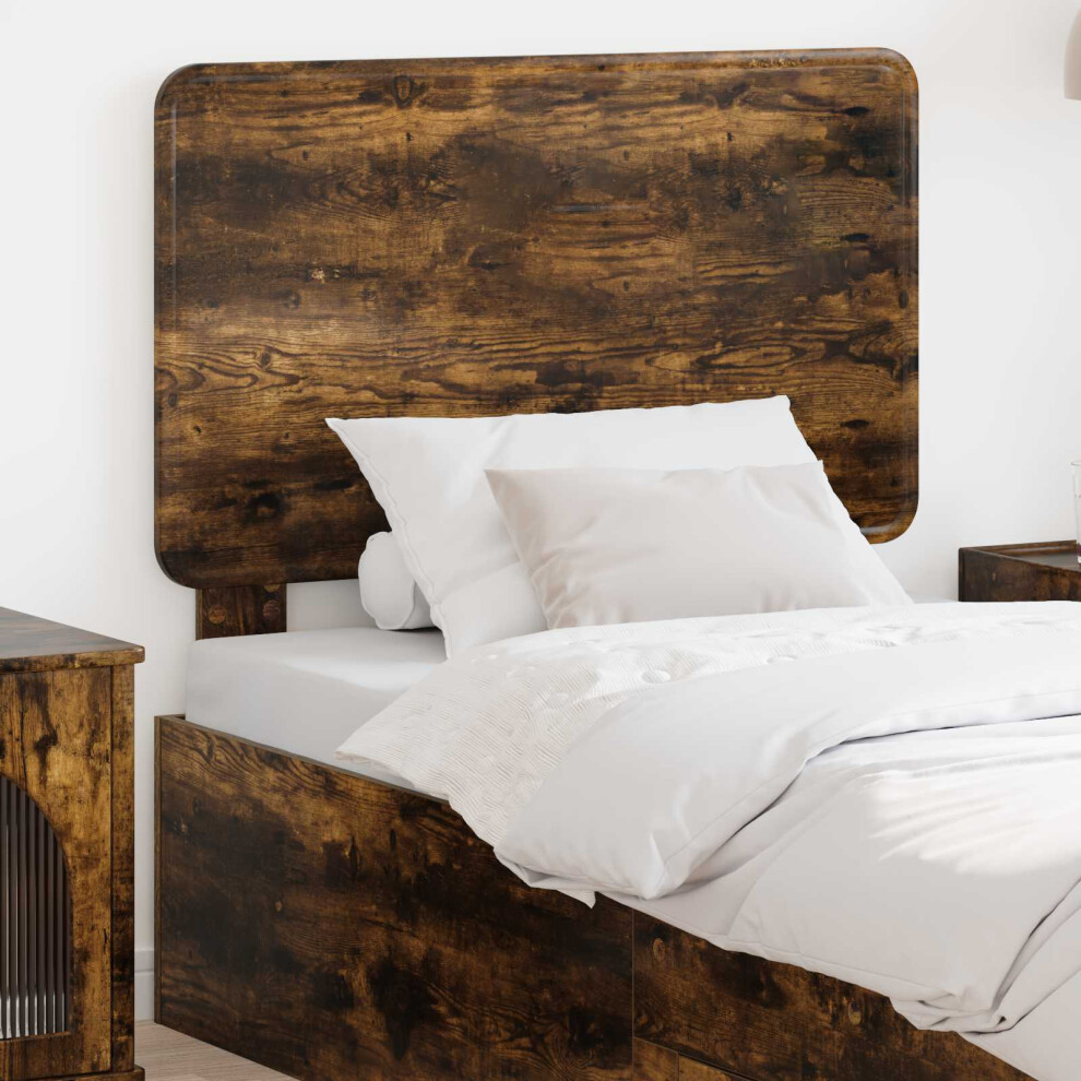 Vidaxl Headboard Smoked Oak Engineered Wood