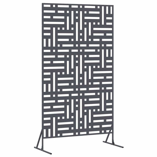 VidaXL vidaXL Sichtschutz 100 x 50 x 180 cm Stahl Anthrazit 1