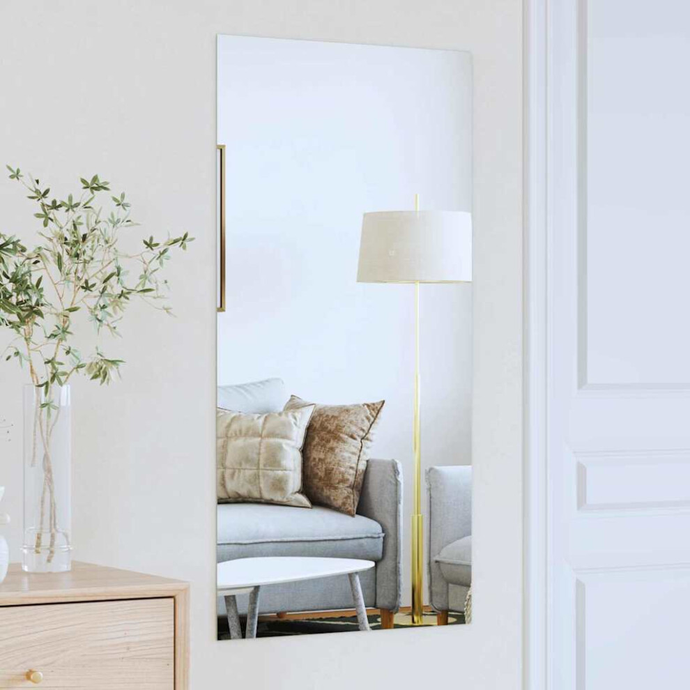 Vidaxl Wall Mirror Rectangular 50 X 100 Cm Tempered Glass